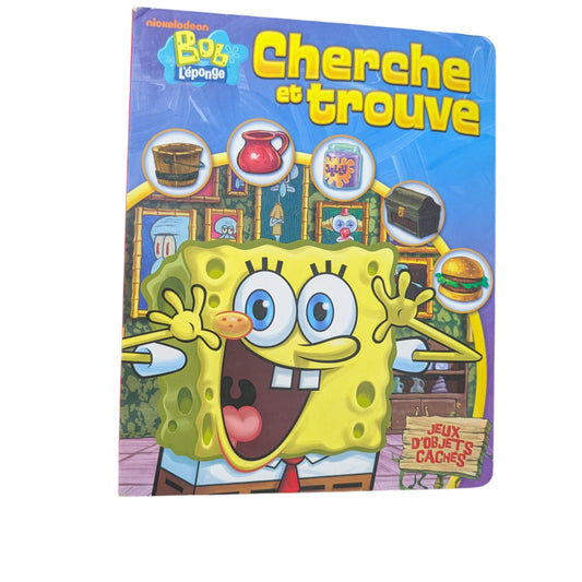 Livre Cherche et Trouve Bob L'Éponge