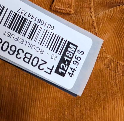 Pantalon 12-18mois Souris Mini Neuf