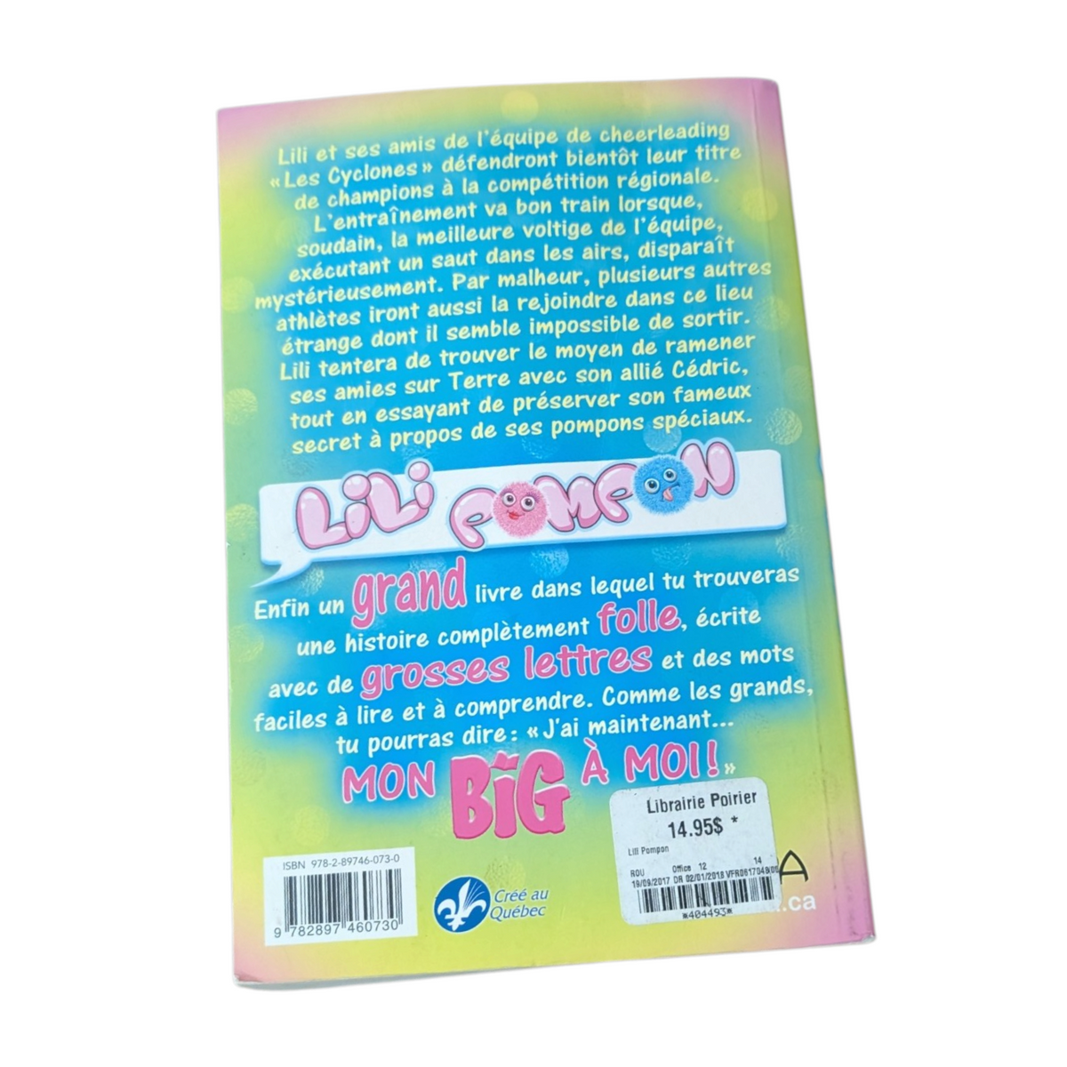 Livre Lili Pompon - Mon BIG à moi