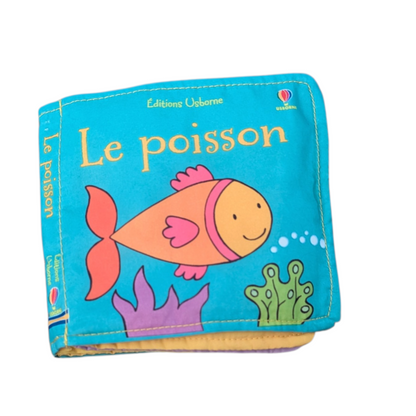 Livre en tissus Le POissson