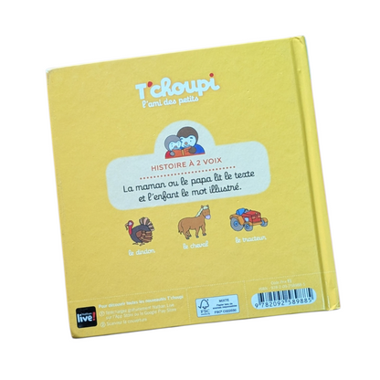 Livre T'Choupi à la ferme