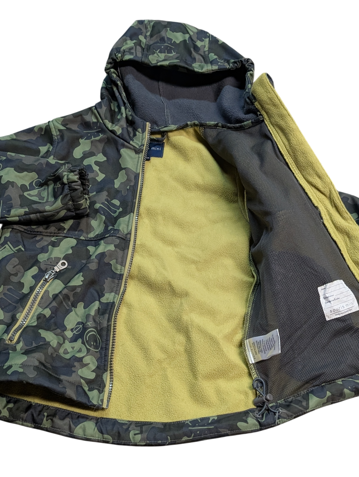 Manteau mi-saison softshell 5ans Souris Mini*