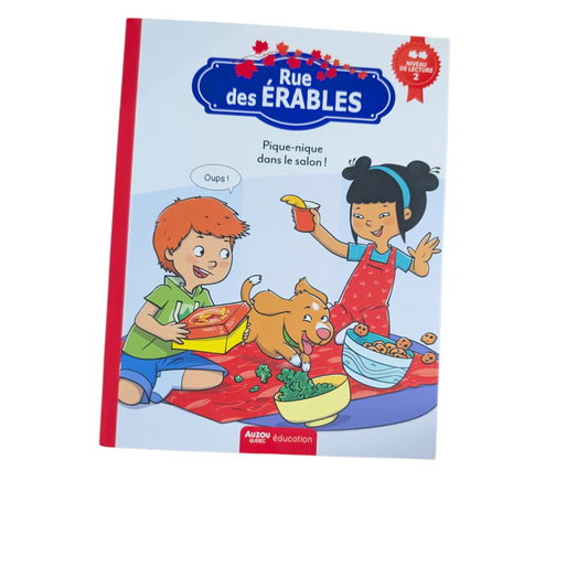 Livre Pique-nique dans le salon Rue des Érables