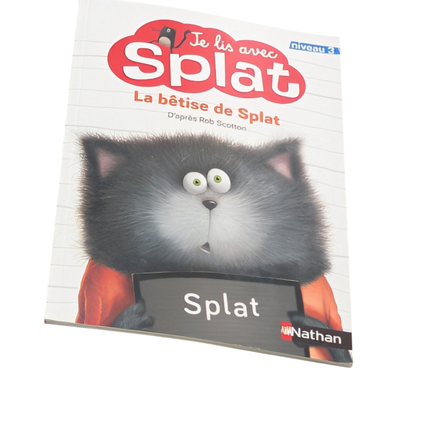Livre La bêtise de Splat - Je lis avec Splat