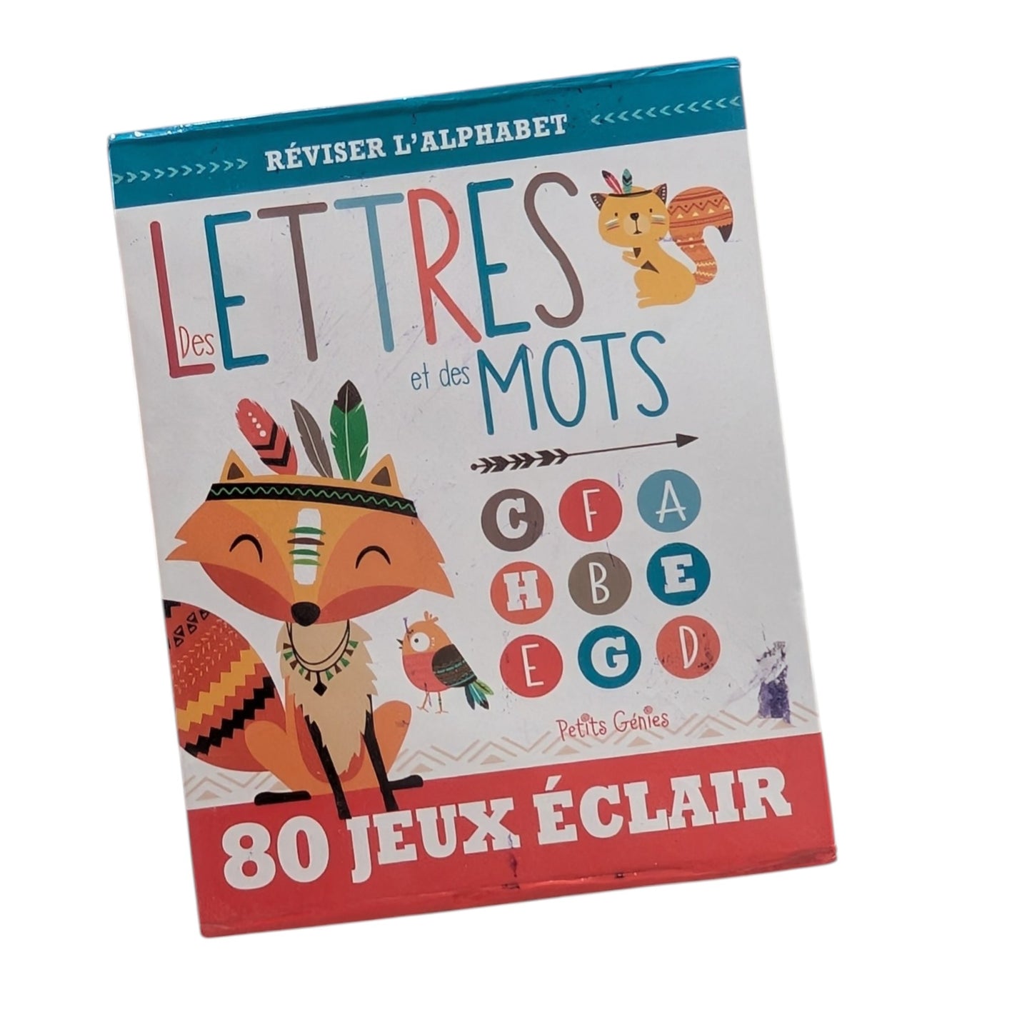 Coffret 80 jeux éclair Lettre et Mots