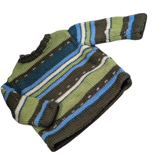 Chandail tricot 18-24mois Fait Main