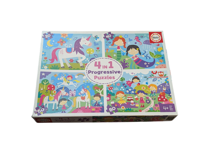 Casse-tête progressifs 4-en-1 Amis Fantastiques