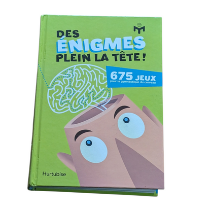 Livre Des enigmes plein la tête!