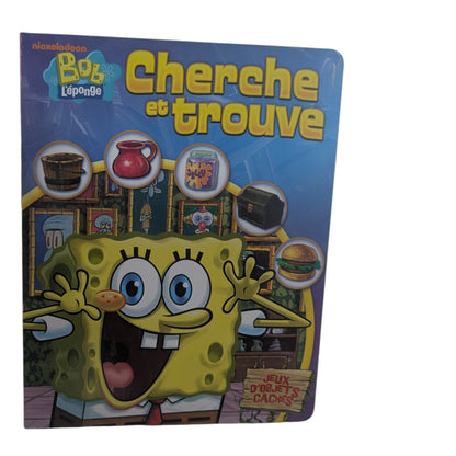 Livres Cherche et trouve Bob l'Éponge