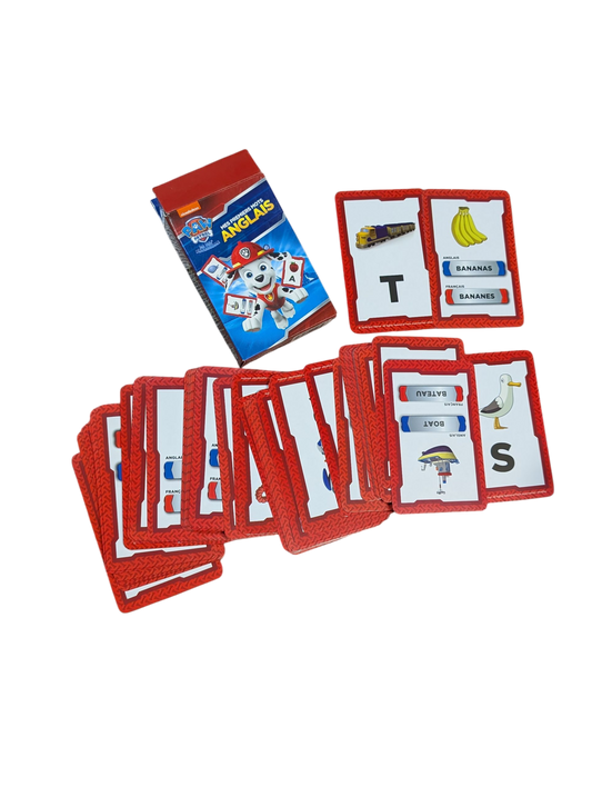 Cartes Mes premiers mots Anglais Pat'patrouille