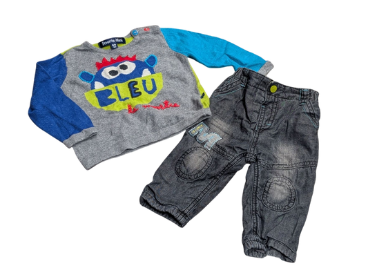Ensemble 6-9mois Souris Mini