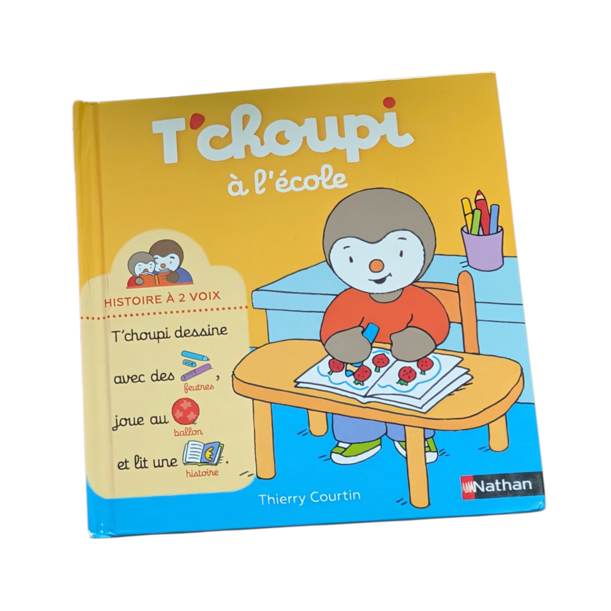Livre T'Choupi à l'école