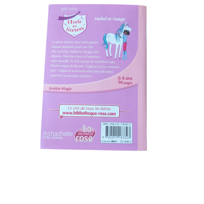 Livre L'école des licornes Isabel et Nuage - La bibliothèque rose