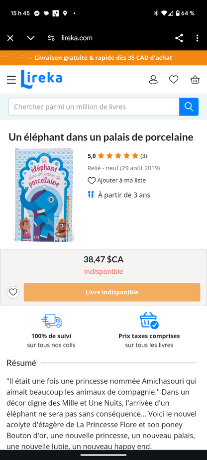 Livre Un éléphant dans un palais de porcelaine