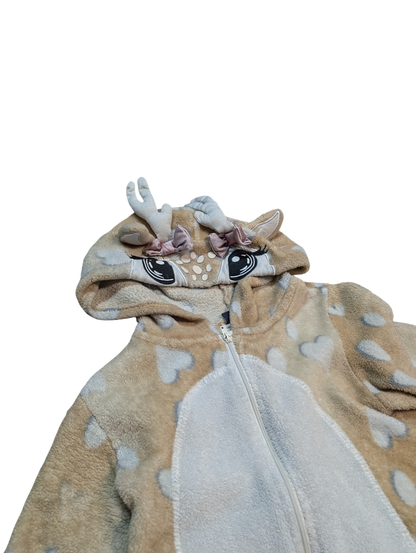 Combinaison polar 10ans Renne*