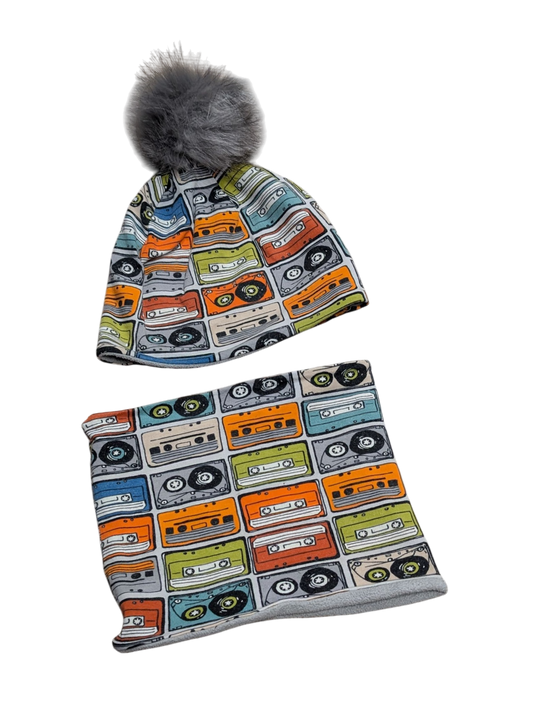 Ensemble tuque et cache-cou 2-8ans Créations Marie Rouette