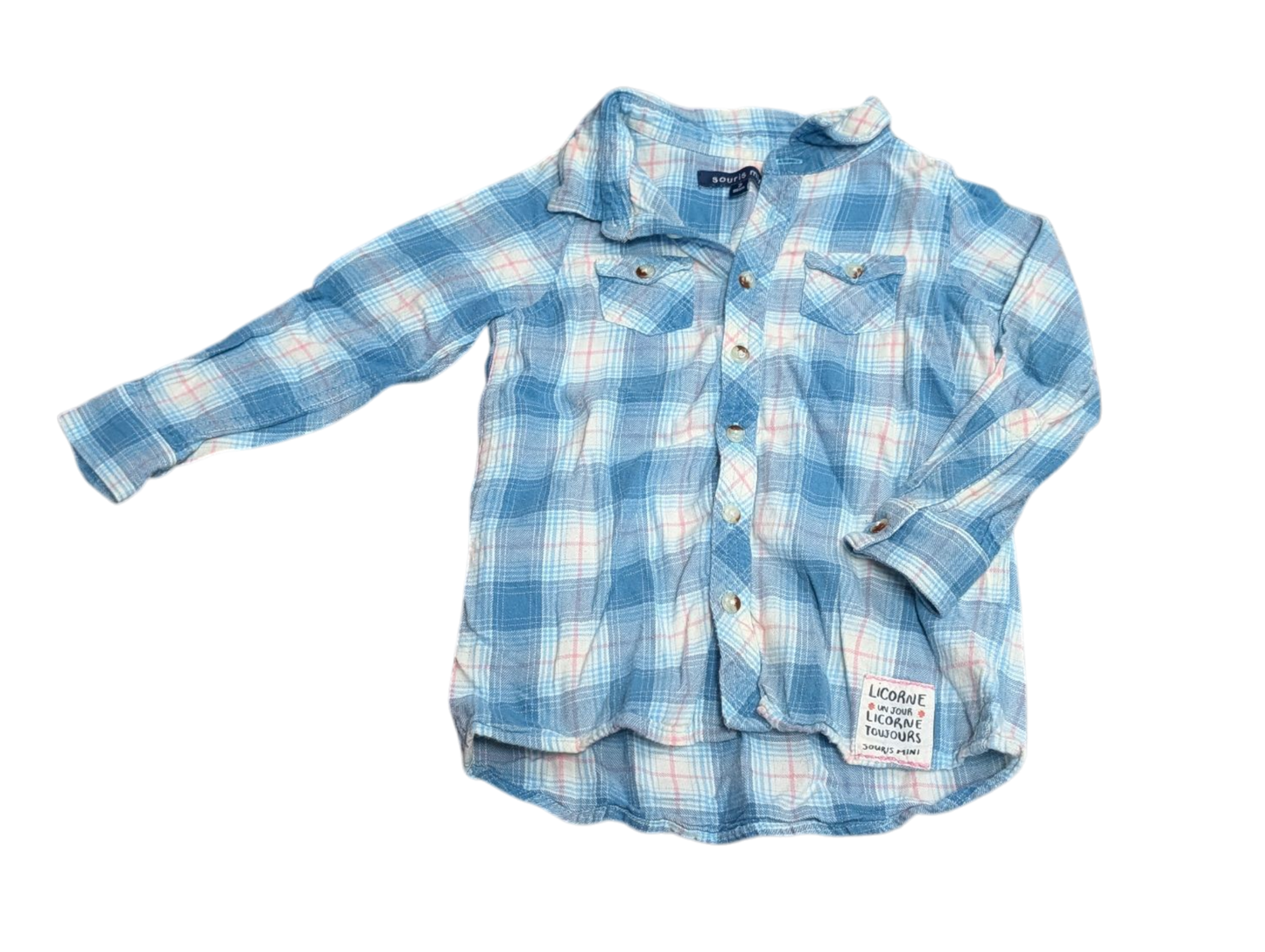 Chemise 2ans Souris mini