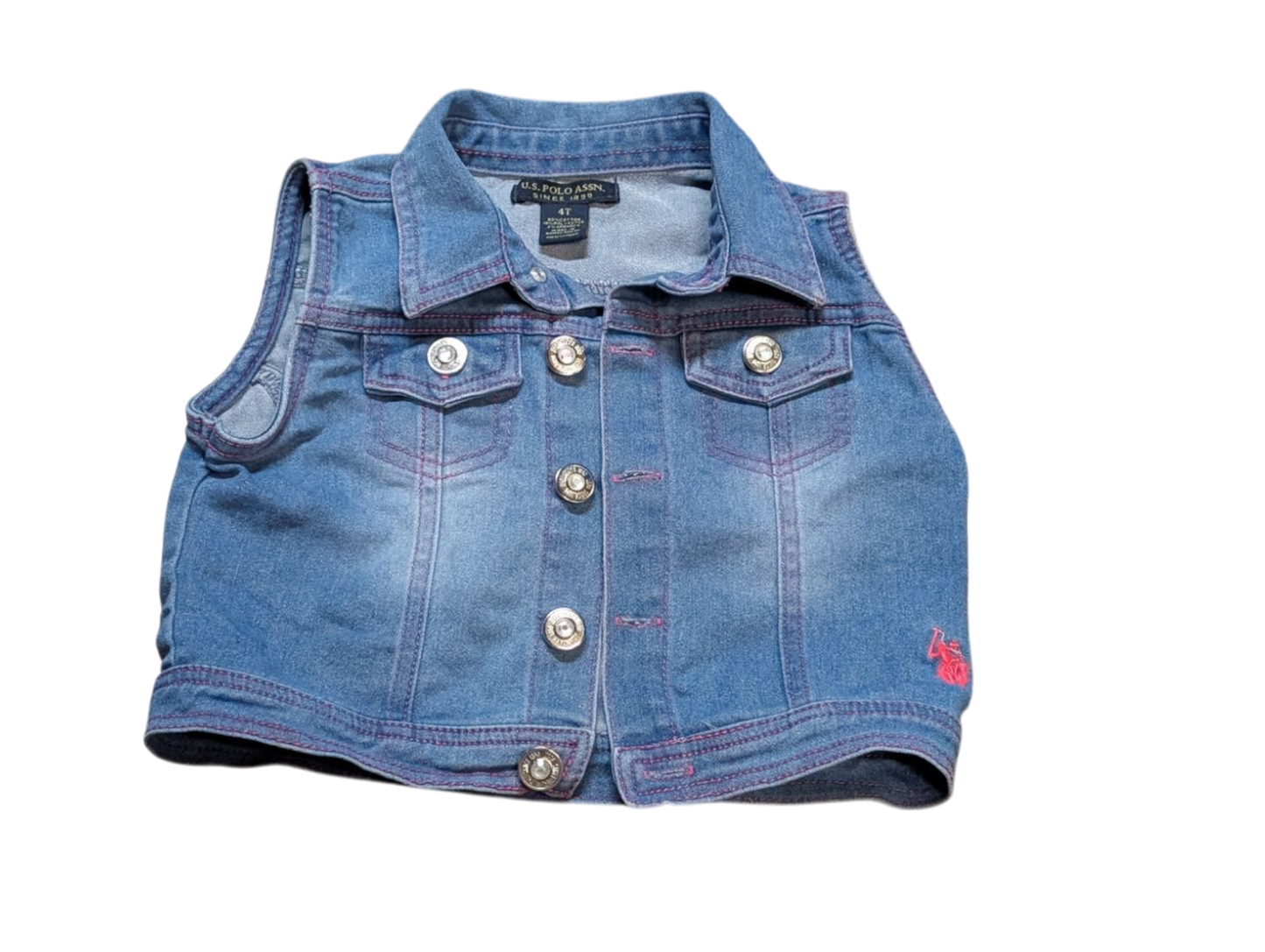 Veste jeans sans manches 4ans Polo Ralph Lauren