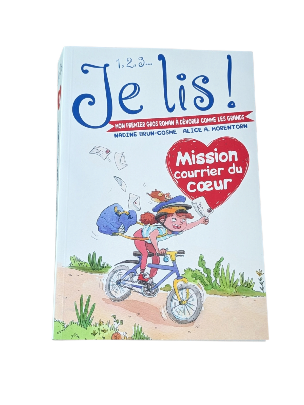 Livre Mission courrier du coeur - 1, 2, 3 Je lis! Mon premier gros roman à dévorer comme les grands