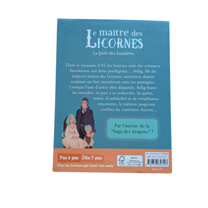 Livre La forêt des lumières - Le maître des licornes T.1