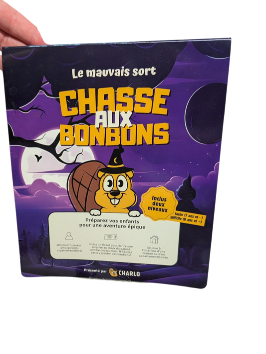 Le Mauvais Sort | Chasse aux bonbons d'Halloween Charlo NEUF