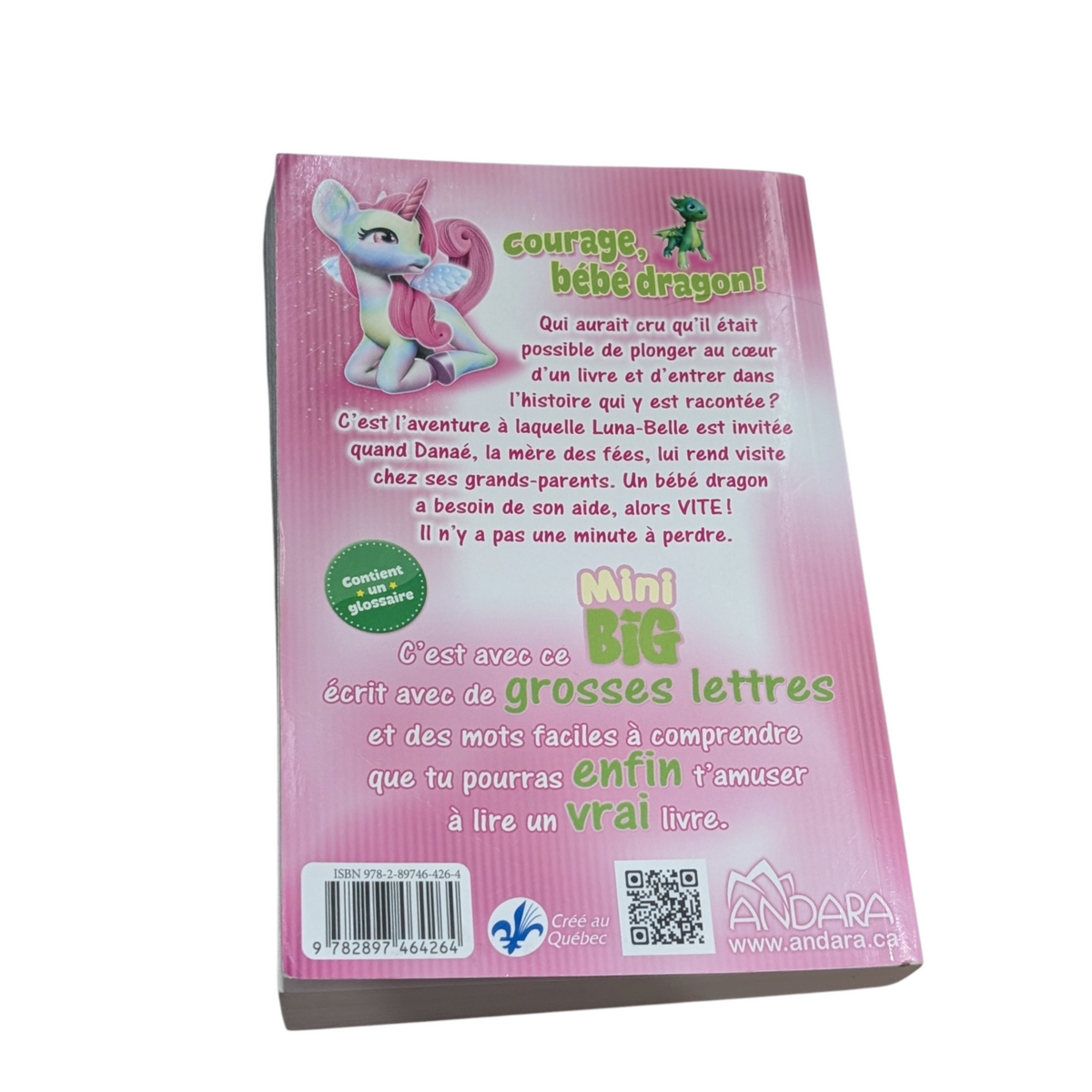 Livre Courage, bébé dragon! - Mon mini BIG à moi