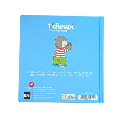 Livre T'Choupi va à l'aquarium