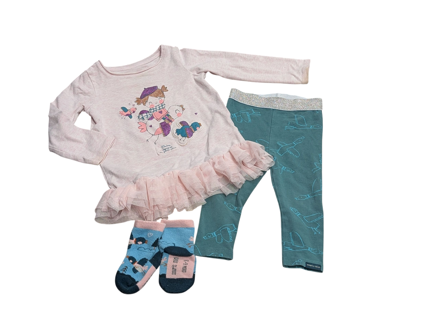 Ensemble 6-12mois Souris Mini*