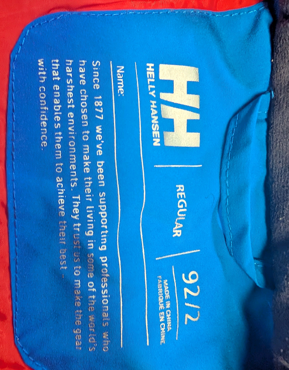 Manteau d'hiver 2ans Helly Hensen