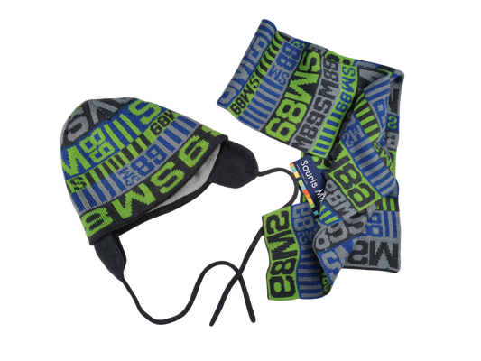 Tuque et foulard 12mois Souris mini