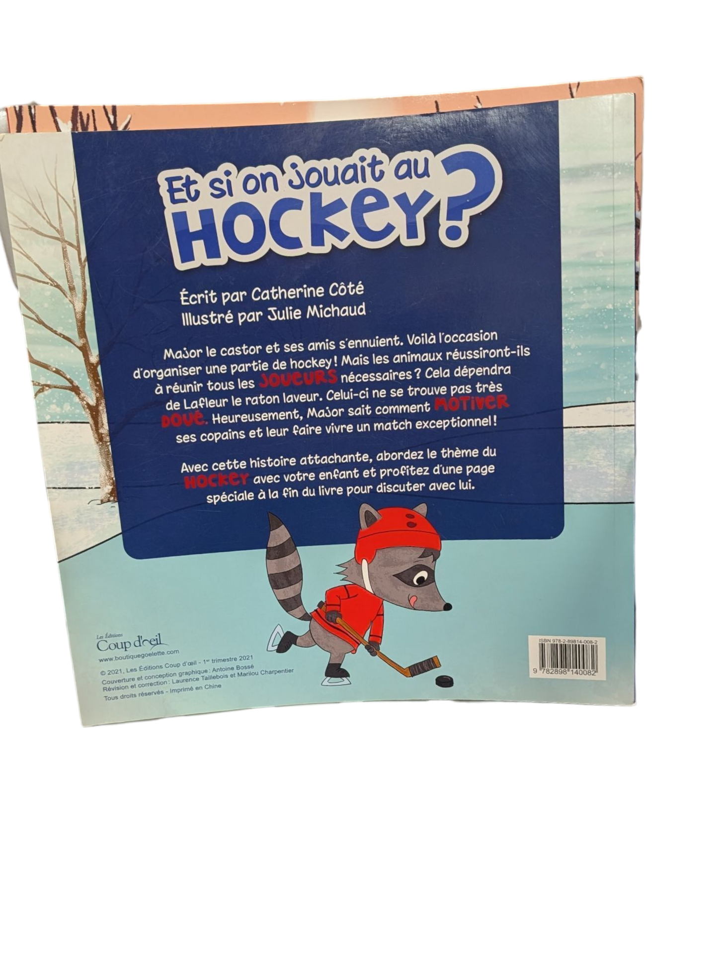 Livre Et si on jouait au Hockey?