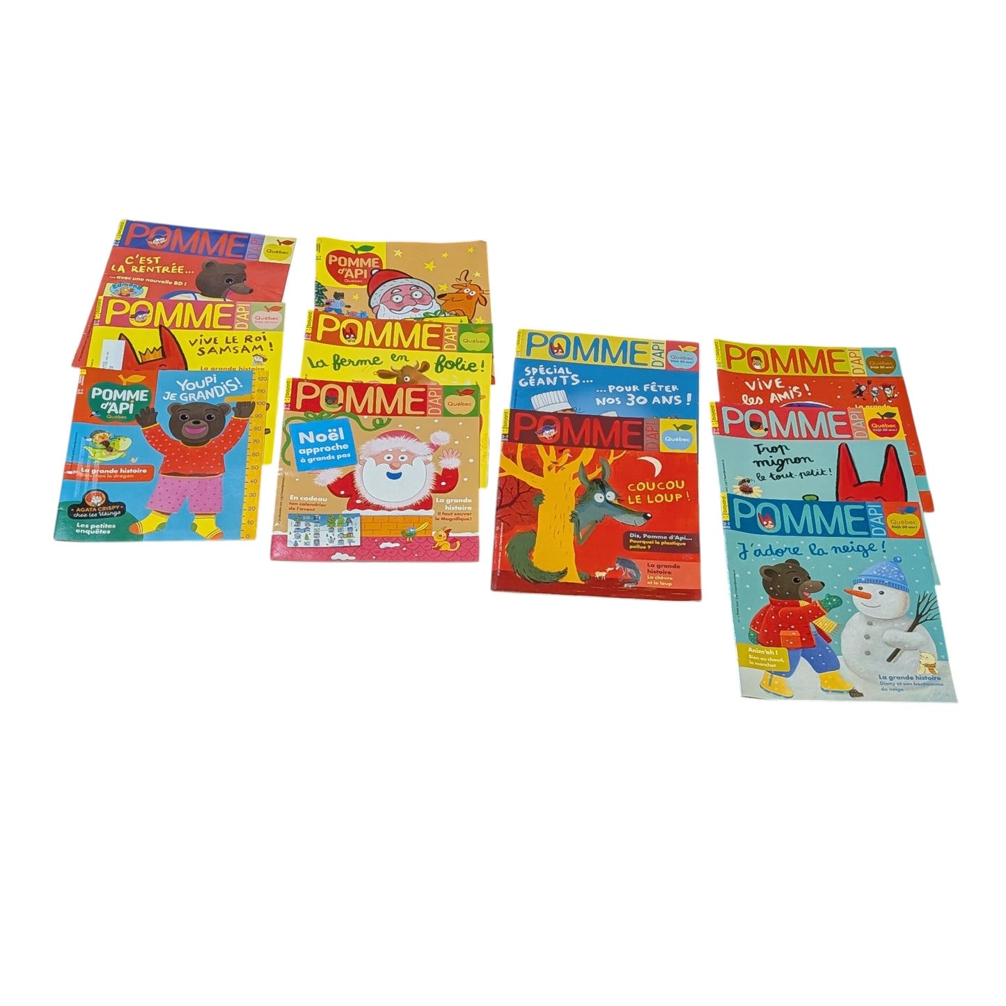 Lot de livres Pomme d'API 3-7ans Bayard Jeunesse