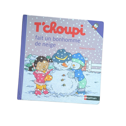 Livre T'Choupi fait un bonhomme de neige