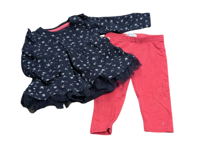 Ensemble 6-12mois Blue Seven et Obaïbi