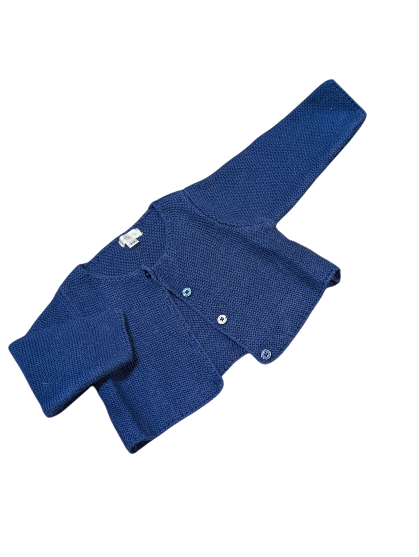 Veste de mailles 6mois Brioche