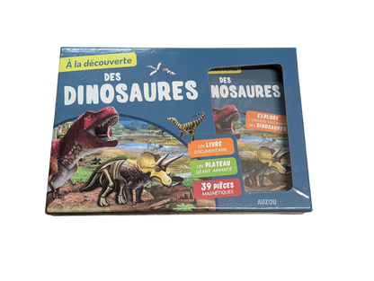 Coffret éducatif À la découverte des dinosaures Auzou*