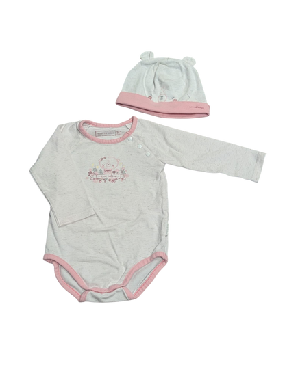 Cache-Couche et chapeau 9mois Souris Mini*