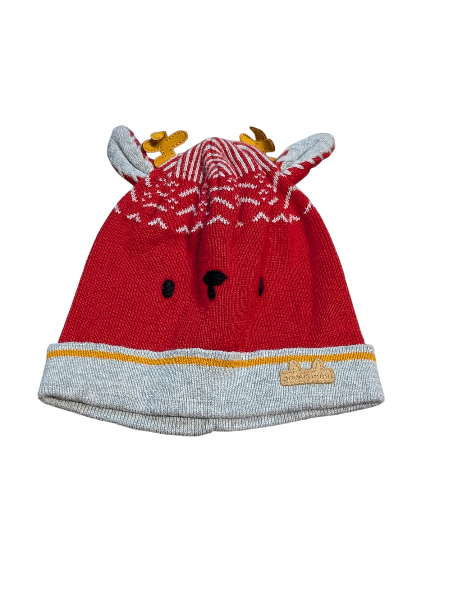 Tuque de mailles 3-9mois Souris Mini