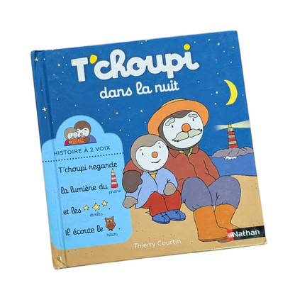 Livre T'Choupi dans la nuit