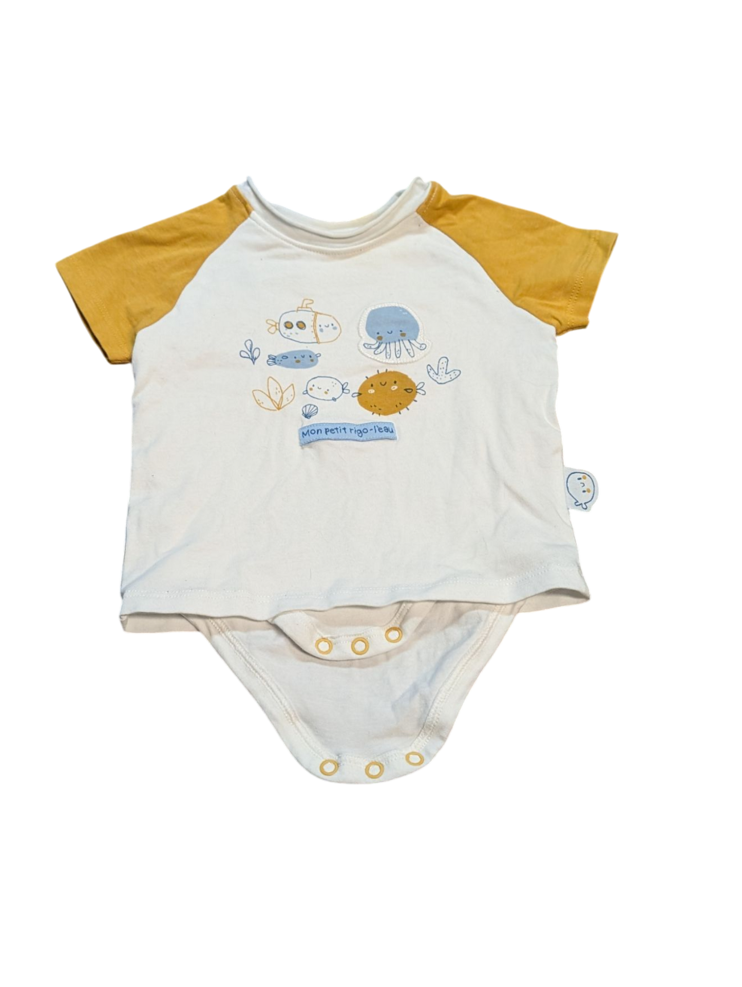 Chandail Cache-Couche 0-3mois Souris Mini