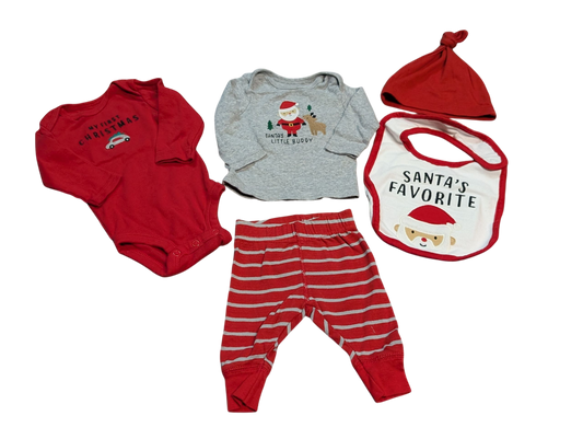 Lot de Noël nouveau-né Carters