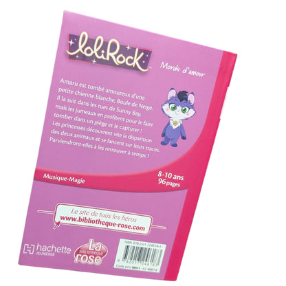 Livre Mordu d'amour Loli Rock - La Bibliothèque Rose