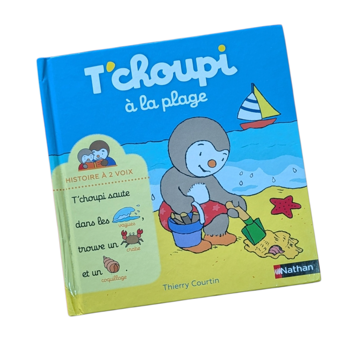 Livre T'Choupi à la plage