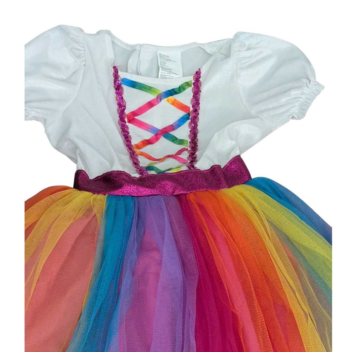Robe déguisement multicolore 6-7ans