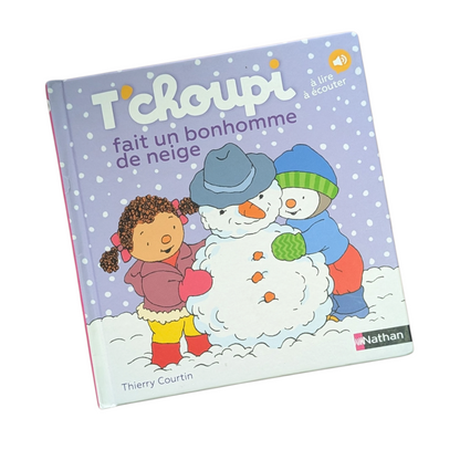 Livre T'Choupi fait un bonhomme de neige