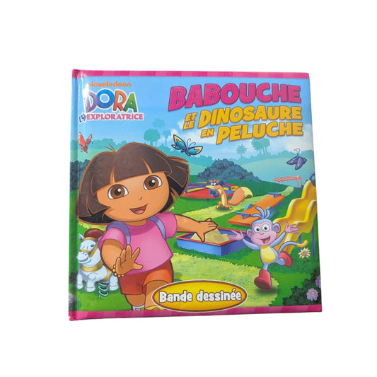 Livre Dora l'exploratrice Babouche et le Dinosaure en Peluche