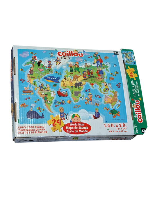 Casse-tête 24mrcx Caillou Carte du monde
