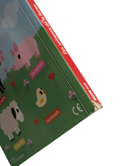 Livre sensoriel Les animaux de la ferme*