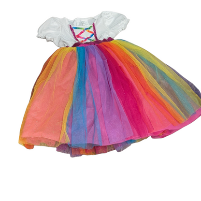 Robe déguisement multicolore 6-7ans