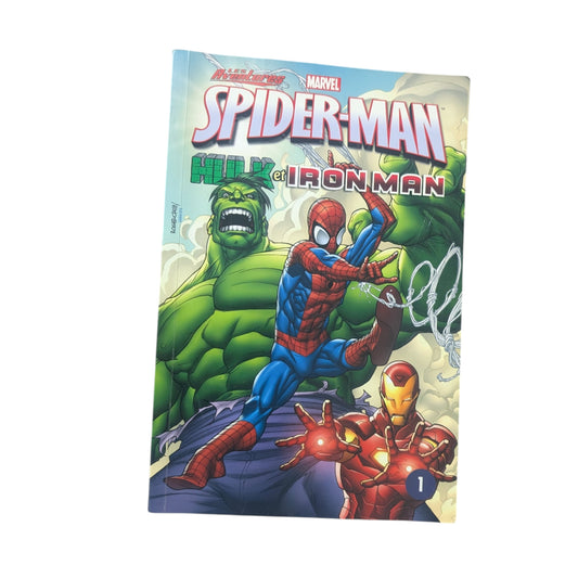 Livre Les Aventures de Spider-Man, Hulk et Iron Man Marvel